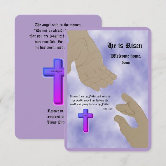 フラットカード (正面/裏面)