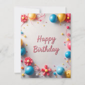 フラットカード (正面)