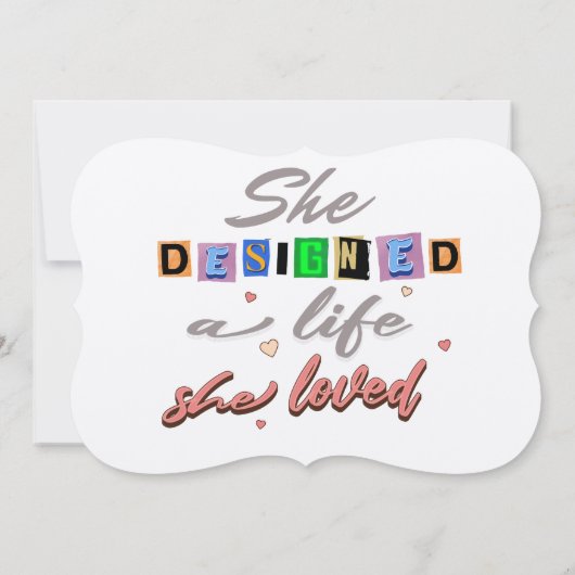 フラットカード (裏面)