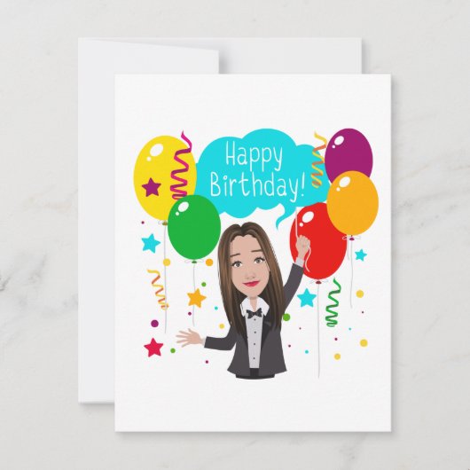 フラットカード (正面)