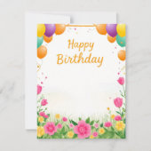 フラットカード (正面)