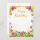 フラットカード (正面/裏面)