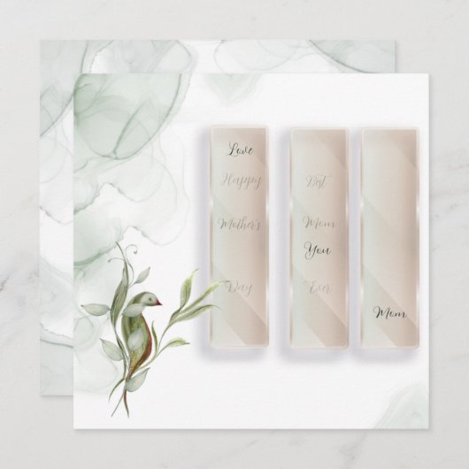 フラットカード (正面/裏面)