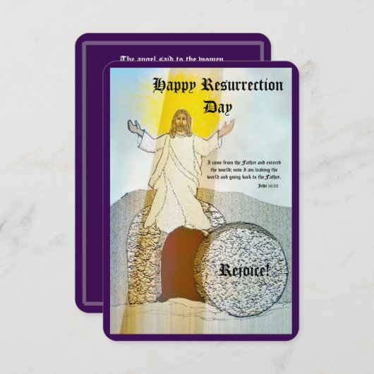 フラットカード (正面/裏面)