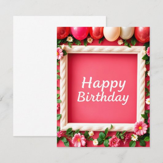 フラットカード (正面/裏面)