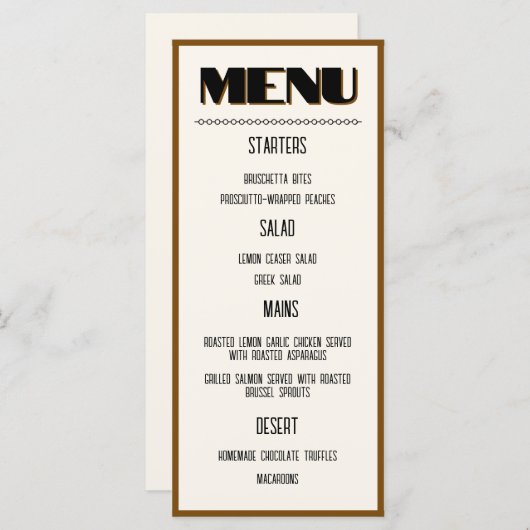 フラットカード (正面/裏面)