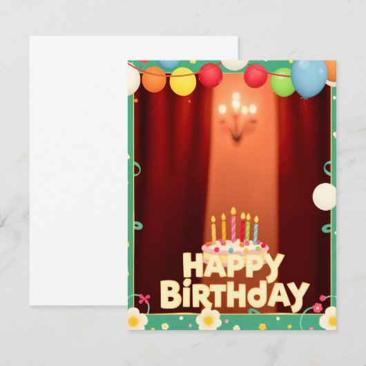 フラットカード (正面/裏面)