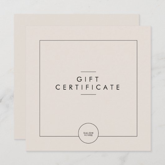 フラットカード (正面/裏面)