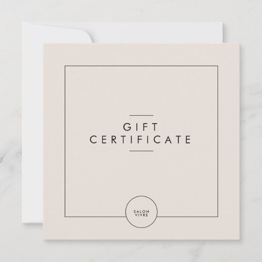 フラットカード (正面)