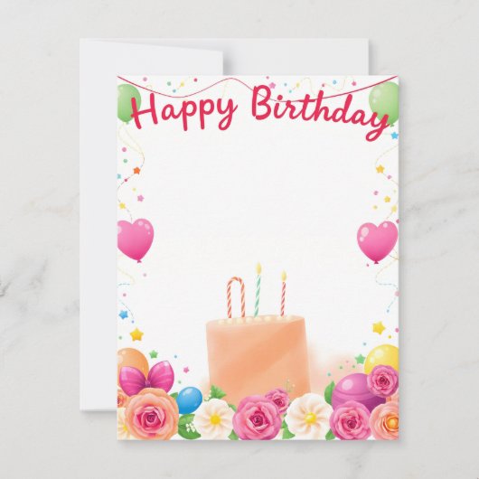 フラットカード (正面)