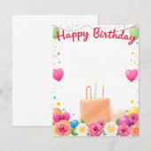 フラットカード (正面/裏面)