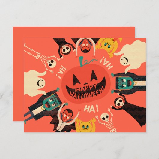 フラットカード (正面/裏面)