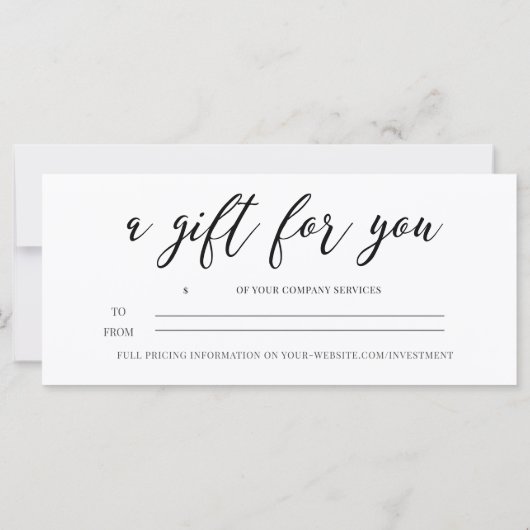 フラットカード (裏面)