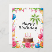 フラットカード (正面/裏面)