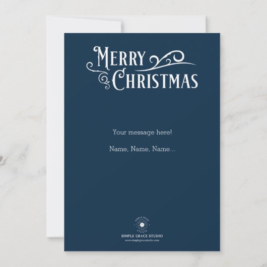 フラットカード (裏面)