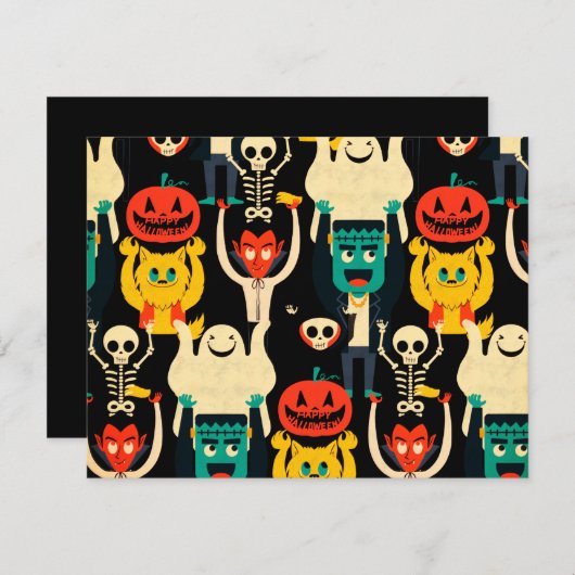 フラットカード (正面/裏面)