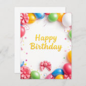 フラットカード (正面/裏面)