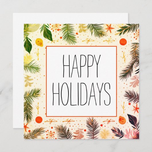 フラットカード (正面/裏面)