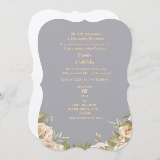 フラットカード (正面/裏面)