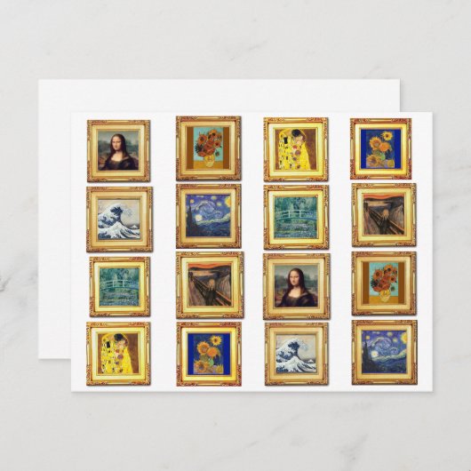 フラットカード (正面/裏面)