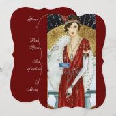 フラットカード1 Burg(Winter Glam) RFPMDesigns ©️ 2024 (正面/裏面)