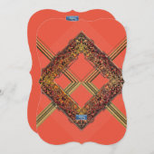 フラットカード1 Orange(CrossOver) RFPMDesigns ©️ 2024 (正面/裏面)