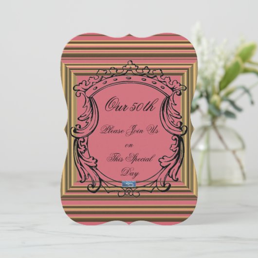 フラットカード1 P.Pink(GoldenFrames)RFPMDesigns ©️ 2024 (スタンド正面)