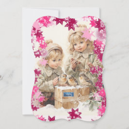 フラットカード1 (PinkSnowFlakes) RFPMDesigns ©️ 2024