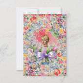 フラットカード1 Red(Cameo Garden) RFPMDesigns ©️ 2024 招待状 (正面)