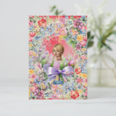 フラットカード1 Red(Cameo Garden) RFPMDesigns ©️ 2024 招待状 (スタンド正面)