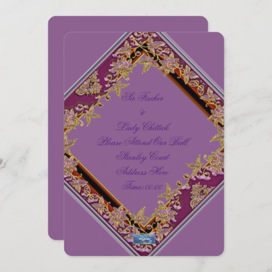 フラットカード3 Pur(AmetystWreathe)RFPMDesigns ©️ 2024 (正面/裏面)