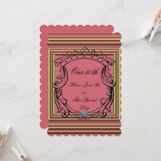 フラットカード4 P.Pink(GoldenFrames)RFPMDesigns ©️ 2024 (正面/裏面インサイチュ)