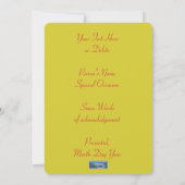 フラットカード5黄色(春ダンス)RFPMDesigns ©️ 2024 (裏面)