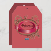 フラットカード6ピンク(ピンクプリンセス)RFPMDesigns ©️ 2024 (正面/裏面)
