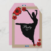 フラットカード6薄紫(BalletFlowers)RFPMDesigns ©️ 2024 (正面/裏面)