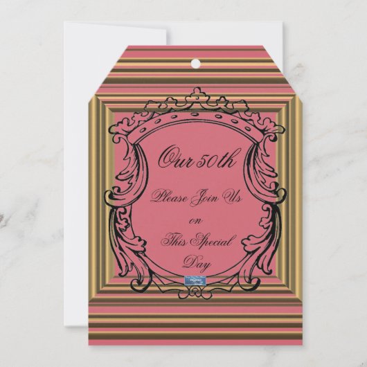 フラットカード6 P.Pink(GoldenFrames)RFPMDesigns ©️ 2024 (正面)