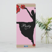 フラットカード7薄紫(BalletFlowers)RFPMDesigns ©️ 2024 (スタンド正面)