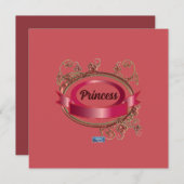 フラットカード9ピンク(ピンクプリンセス)RFPMDesigns ©️ 2024 (正面/裏面)
