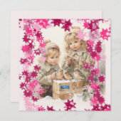 フラットカード9 (PinkSnowFlakes) RFPMDesigns ©️ 2024 (正面/裏面)