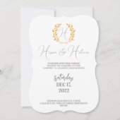 フラットカード、イスラム教徒の招待 (正面)