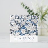 フラットカード:サンキュー:ウィリアム・モリス:水彩 サンキューカード (スタンド正面)