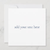 フラットカード:サンキュー:ウィリアム・モリス:水彩 サンキューカード (裏面)