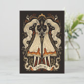 フラットカード – ジェミニシナ〔占星術の〕十二宮図アート シーズンカード (スタンド正面)