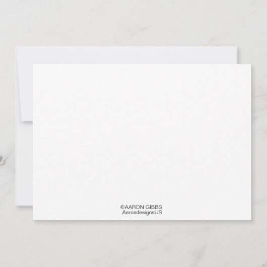 フラットカード – セニョールガトのピザおもしろいの口ひげ (裏面)