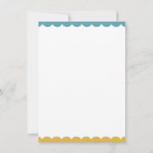 フラットカード バースデー Birthday Card -Blue-footed Boody- (裏面)