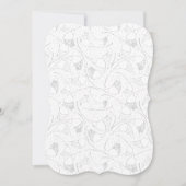 フラットカード & プレースセッティング | 卒業式 & ディナー (正面)