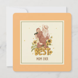 フラットカード「母と娘のボホエレガントー」