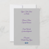 フラットカード 1枚 - L-グレー(カメオ ガーデン) RFPMデザインズ ©️ 2024 招待状 (裏面)