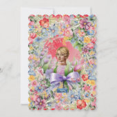 フラットカード 11 赤(カメオ ガーデン) RFPMデザインズ ©️2024 招待状 (正面)