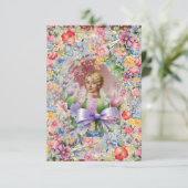 フラットカード 1 ワインバーグ(カメオガーデン) RFPM デザイン ©️ 2024 招待状 (スタンド正面)